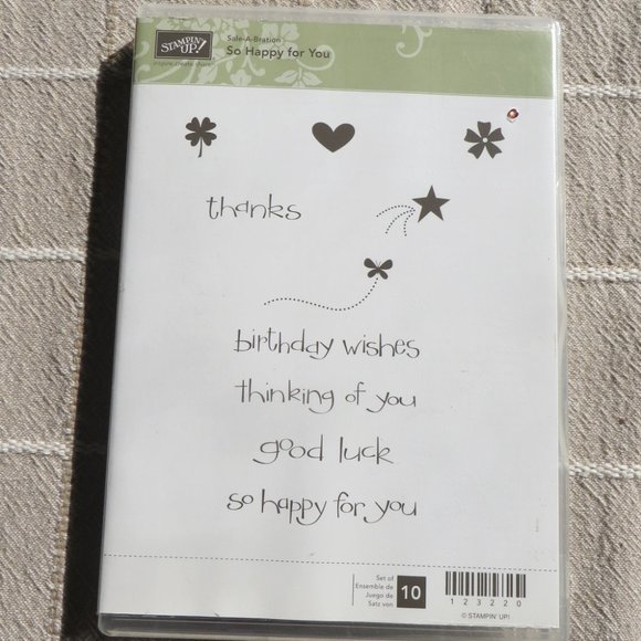Stampin' Up So Happy For You Stamp Set - Picture 1 of 4